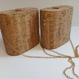 Small Rectangular Cork Crossbody Bag